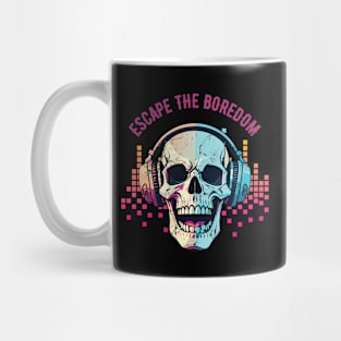 Skull Music Escape the Boredom Mug